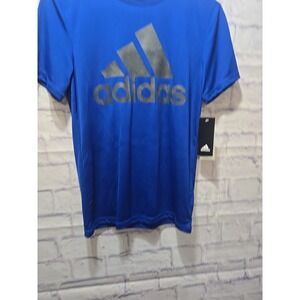 ADIDAS CLIMALITE,  LOGO SHIRT Royal BLUE Medium‎ NWT